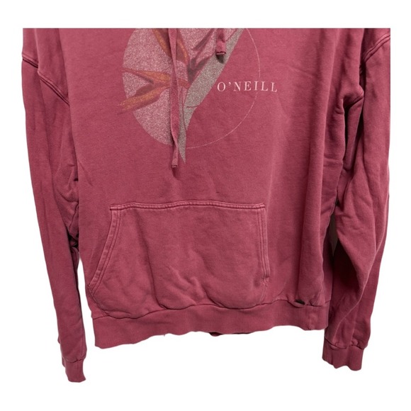 O'Neill Surf Women's Hoodie Red Skater Surfer Size Large Comfort - Picture 3 of 7